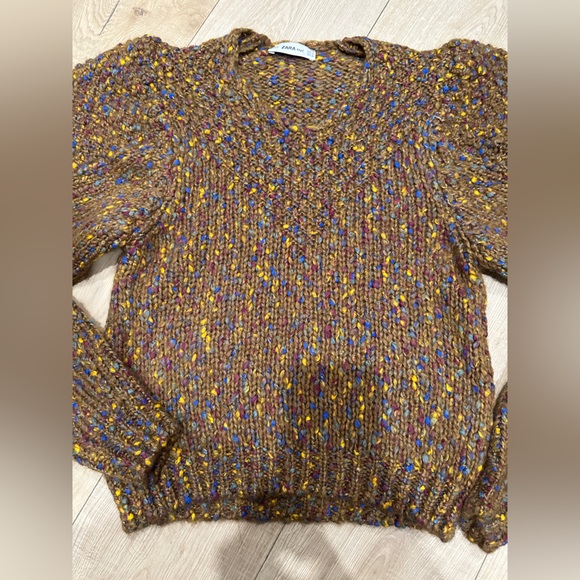 Zara size small Multicolor Speckled Women's Sweater influencer favorite - Picture 14 of 15